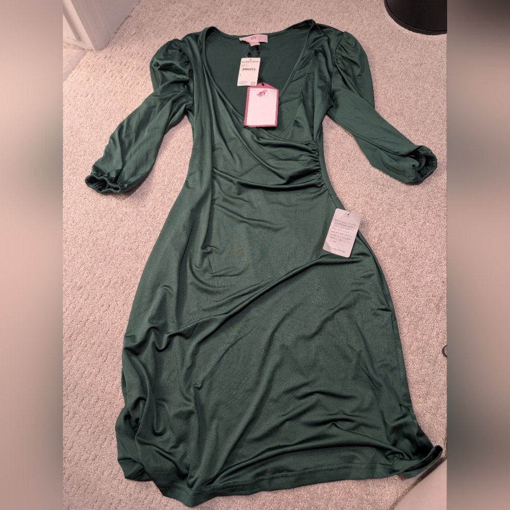 NWT emerald green dress